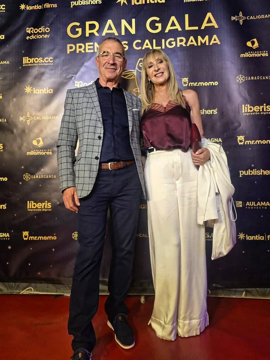 Mari Paz Gallego en la gala de los Premios Caligrama 2025